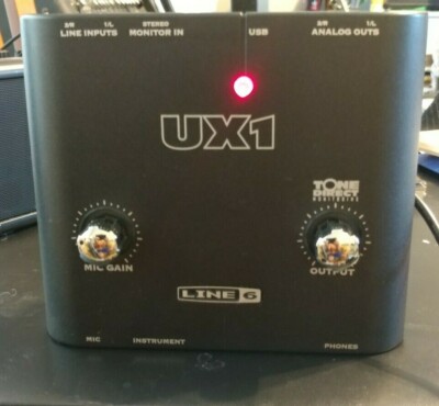 Line 6 TonePort UX1 Digital Recording Interface. w/ USB cable. 2 free picks.