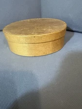 antique oval pantry box