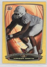2014 Bowman Rookies Gold Foil 250/399 Kareem Martin #49 y0i