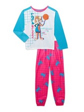 Space Jam Basketball Tune Squad Lola Bunny Girl's Pajama Set, Size 8