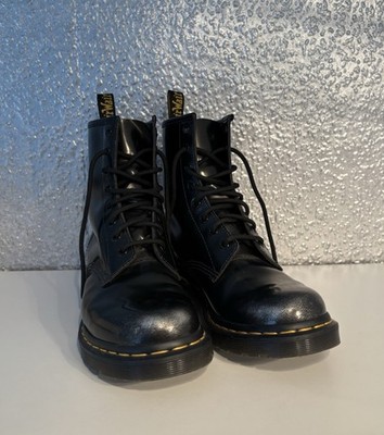 Dr. Martens Stiefeletten Schnürstiefel Leder Lackleder 1460