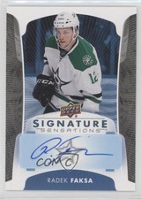 2017-18 Upper Deck Signature Sensations Radek Faksa #SS-RF Auto 4kz