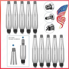 1-10 Dental Hygiene Prophy Handpiece Air Motor 4Holes 4:1 Nose Cone 360 Swivel