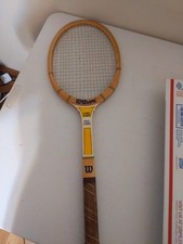 Vintage Wooden Wilson MISS CHRIS EVERT Tennis Racquet 4-3/8Leather Grip Vintage