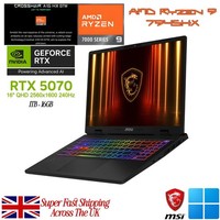 Brand New MSI Crosshair A16 HX Rare Spec RTX 5070 AMD Ryzen 9 7945HX 16GB 1TB
