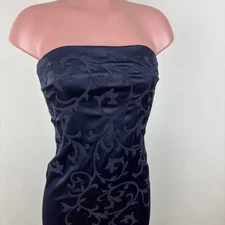 Rampage Strapless Glitter Satin Dress 90s Y2K fairy whimsigoth HOCO size 3/Small