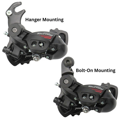 Shimano Tourney Schaltwerk RD-A070 SIS Index 7-fach Anschraub-/Aufhängeraufnahme - H