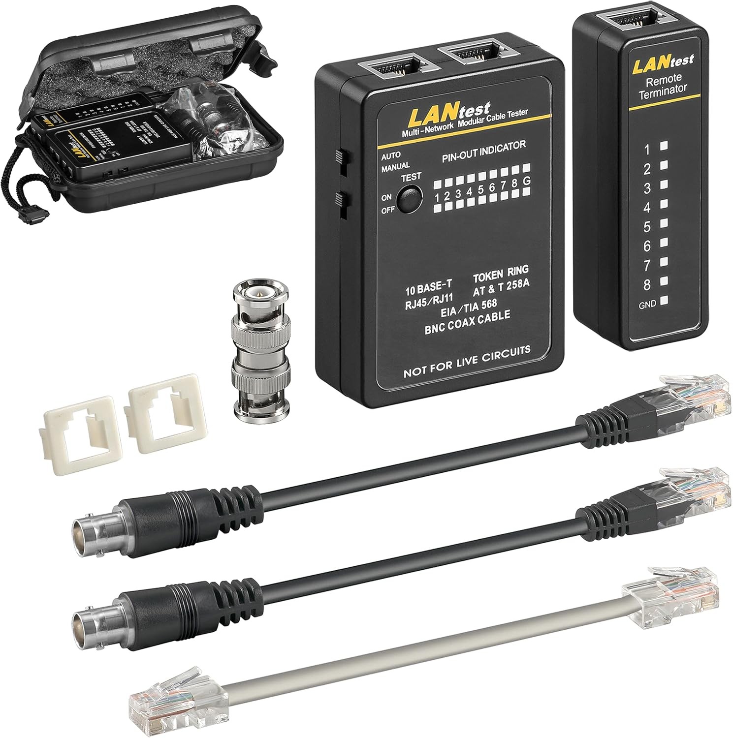 Microconnect Grey Cab-Test4 Network Cable Tester - Image 3