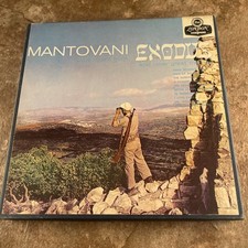 Mantovani Music From Exodus Reel to Reel Tape 4 Track 7 1/2 IPS London Ampex