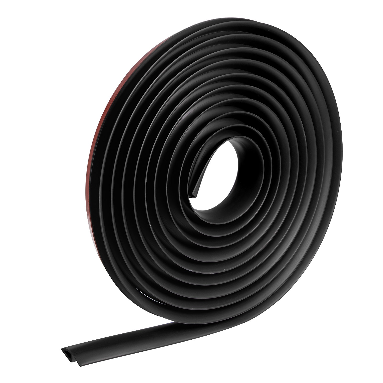 19.68Ft Door Transition Strip Self Adhesive Carpet to Tile Strip Black