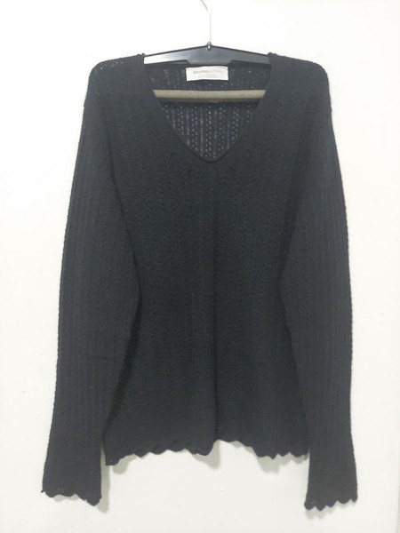 Women Johnstons of Elgin Sweater Black Cashmere 40