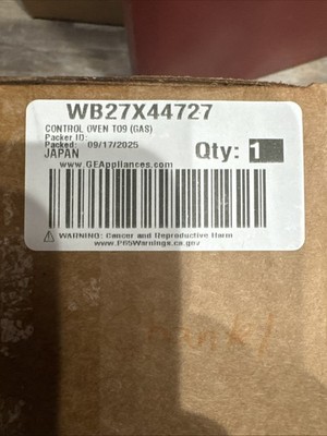 GE Gas Range Oven Control Board WB27X44727 WB07X26701