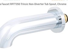 Delta RP77350 Trinsic Non-Diverter Tub Spout - Chrome
