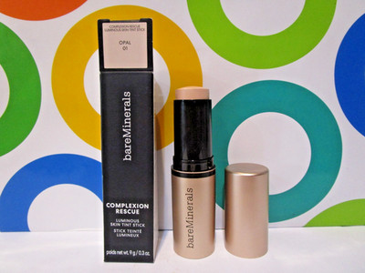 BARE MINERALS ~ COMPLEXION RESCUE LUMINOUS SKIN TINT STICK ~ # 01 OPAL ~