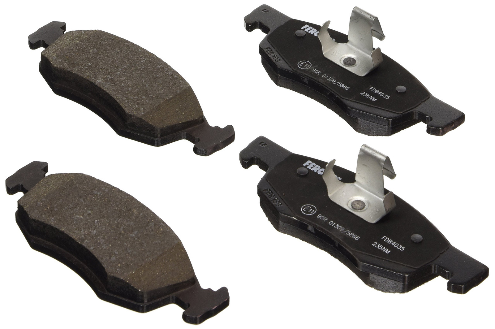 Ferodo FDB4035 - Front Axle - Disc Brake Pad Set, 1 Unit...