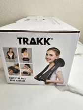 Trakk Body Deep Kneading Massager Shiatsu Pillow Body Back Neck with Heat - NIB