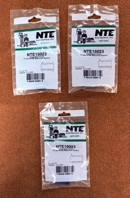 NOS NEW NTE Electronics NTE15023 TV dbx Noise Reduction System (ECG15023) 3 Pack