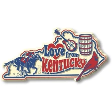 "Love from Kentucky" Vintage State Magnet by Classic Magnets