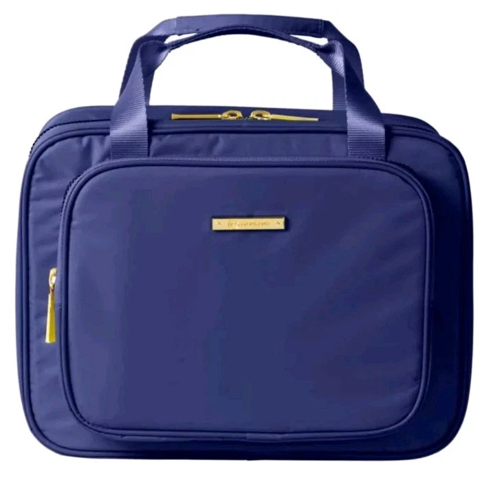 Joy Eco Luxe World Traveler Light & Chic Toiletry Case - Navy- NWOT