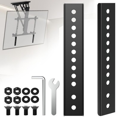 Vertical VESA Extender Plate, Bracket Kit TV Mount Extension, 2 Brackets Set