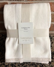 Threshold Cashmere-like Throw 50 in x 70 in C...