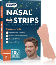 100Pcs Nasal Strips for Snoring, Extra Strength Nose Strips Breathing, Nose Tape