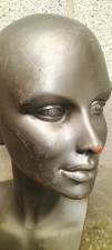 Retro Mannequin Head Silver