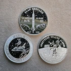 (3) 1oz .999 Fine Nasa Silver Rounds  (All Serial # 485)