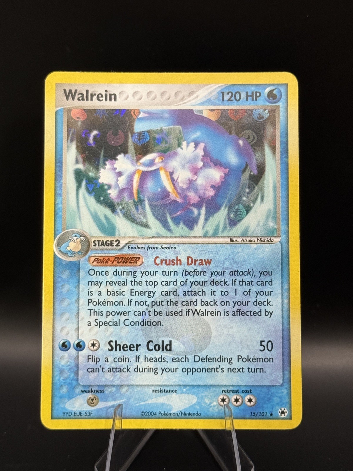 Pokémon TCG Walrein Reverse Holo Rare 15/101 Hidden Legends NM Near Mint