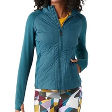 Smartwool Womens Smartloft Jacket Merino Wool Cotton Blend Fitted SZ M Gorpcore 