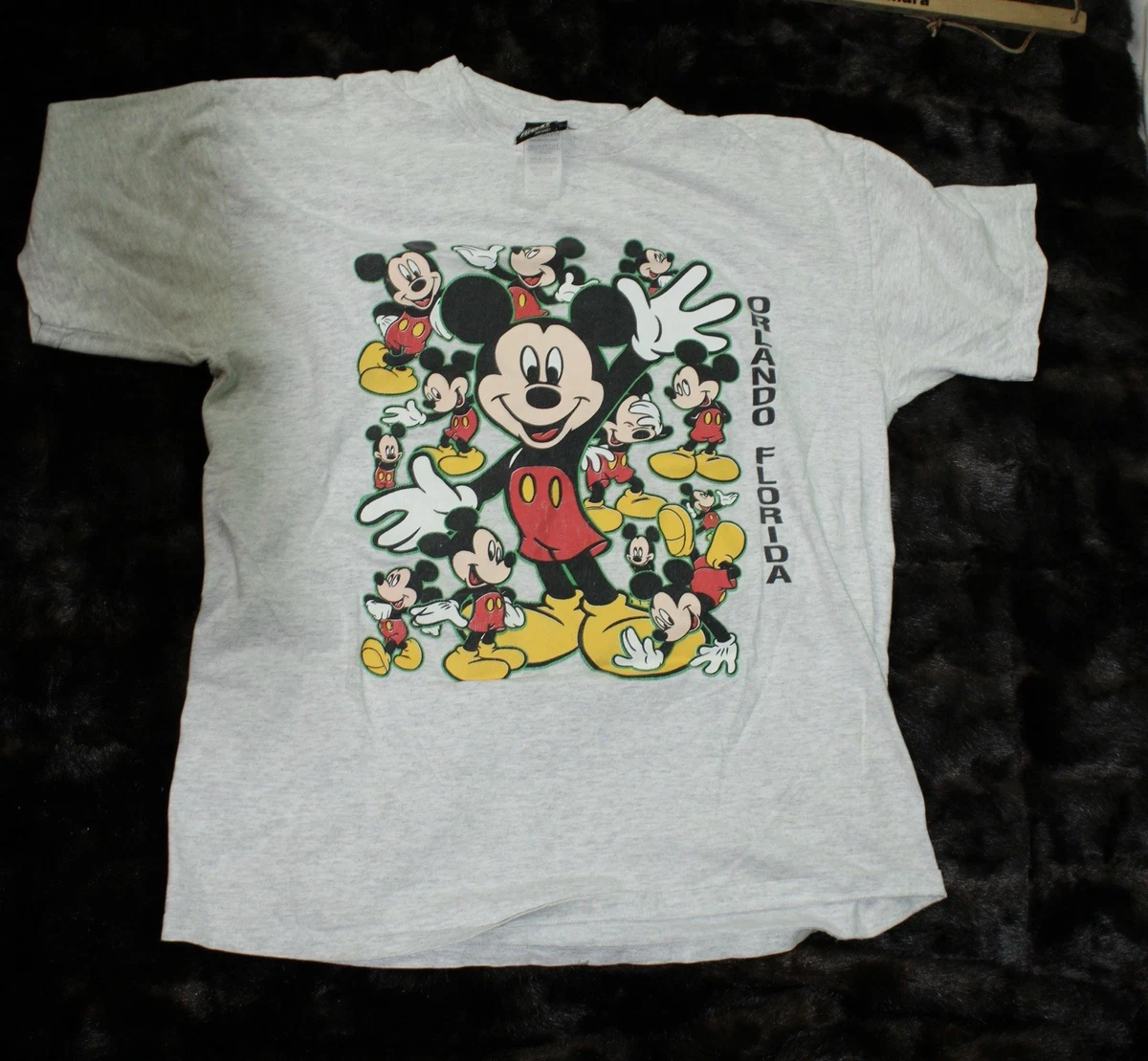 Preços baixos em Camisetas masculinas vintage do Mickey Mouse da