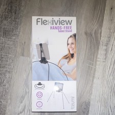 Tzumi Flexiview Tablet Stand Universal Black Hands-Free Rotates Folding Portable
