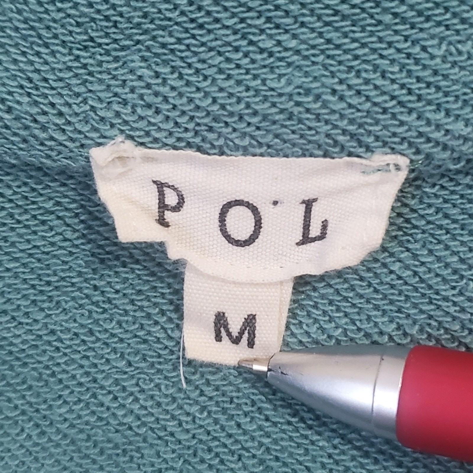 POL Boho Patchwork Button Down Shirt Jacket Green… - image 14