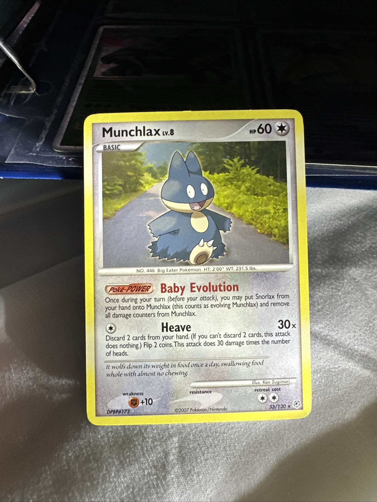 Munchlax 33/130 VLP/NM Diamond & Pearl