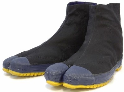 Rikio Light Jika Tabi KH5 Black Carpenter Boots Tobi Job Boots 25cm US7 New