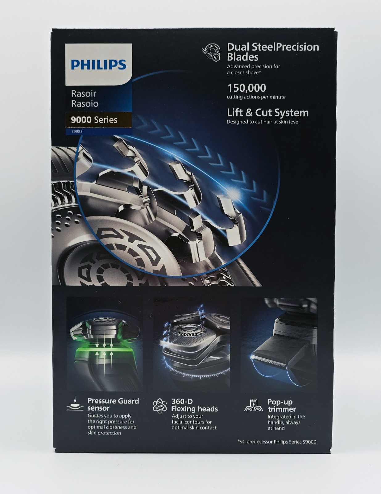 Philips Shaver Series 9000 Elektrorasierer S998355 Nass- Trockenrasierer NEU