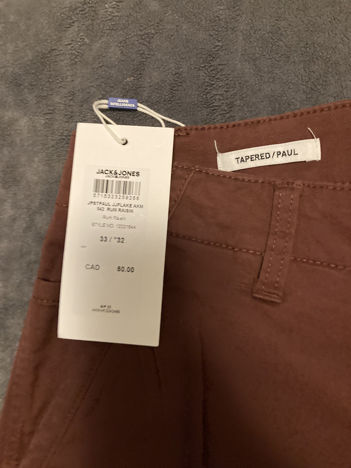 Jack & Jones Paul Flake 33X32 Men's Pants image 8
