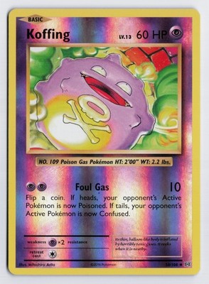 Koffing - EVO #50/108 XY - Evolutions Uncommon Reverse Holo LP