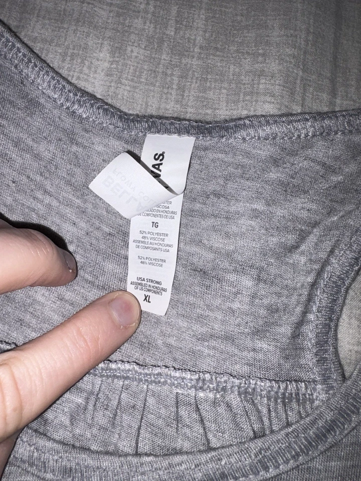 Camiseta sin mangas gris para mujer OTTB Race Horse EE. UU. XL fuera de pista pura sangre Foto 4 de 4