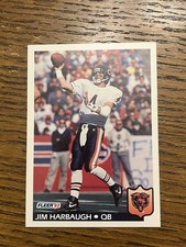 1992 Fleer - Jim Harbaugh #40 Chicago Bears