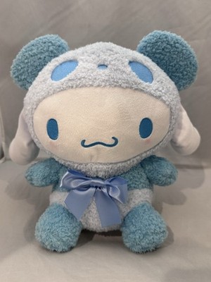 New With Tag Sanrio Cinnamoroll Sitting Plush Toy Blue Panda 11.8 inch Plushie