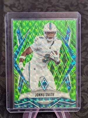 Jonnu Smith,2025 Panini Phoenix,#/285,'' Lime-Green Pyramids'', Miami Dolphins
