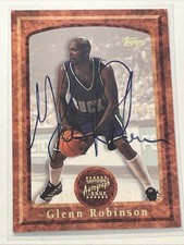 🏀 GLENN ROBINSON AUTO 1997-98 TOPPS AUTOGRAPH MILWAUKEE BUCKS #5