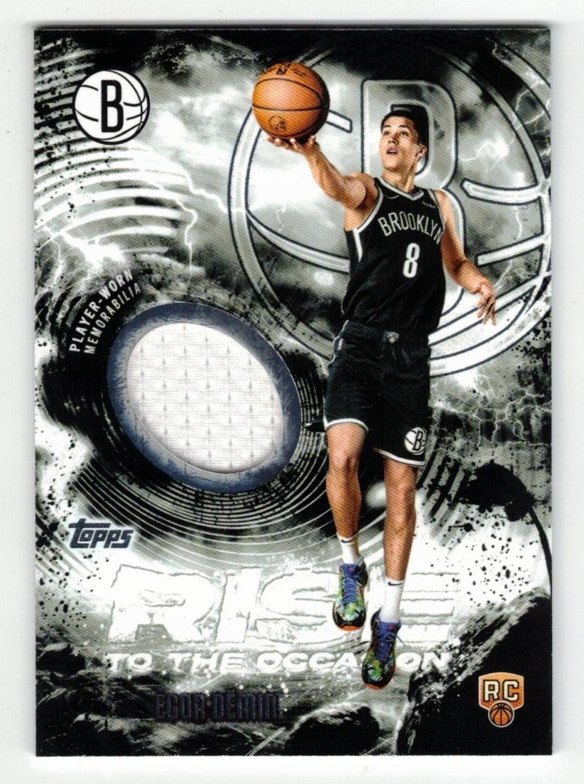 2025-26 Topps Basketball Egor Demin Rise to the Occasion Relic #RTO-ED