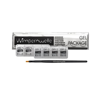 Wimpernwelle Gel Package 24x Gel 1 + Gel 2 Einzelportionen für Wimpernlifting
