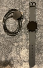 Samsung Galaxy Watch5 SM-R900 40mm Gray Aluminum Case w/ Graphite Silocone Sport