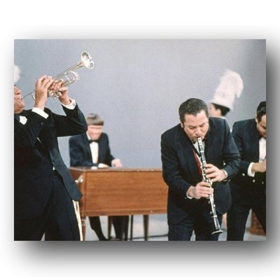 Louis Prima Photo 8x10 King Of Swing Playing Trumpet With Band 1965 Color