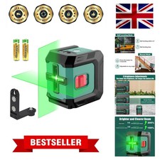 Professional Dual-Function Green Laser Level 15M with Magnetic Bracket Included