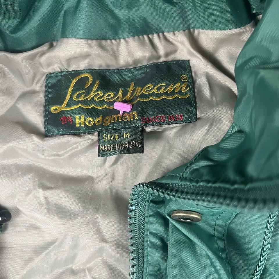 Hodgman Lakestream Jacket Men's M Hooded Wading Fishing Green Hunting Waterproof - Image 4 of 4