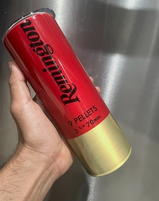Remington 20oz Shotgun Shell Tumbler Excellent Quality, perfect gift 